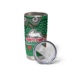 South Sydney Rabbitohs Tumbler Cup Aboriginal Dot Pattern - Rugby Mascot Heritage Pride