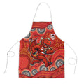 St. George Illawarra Dragons Apron Aboriginal Dot Pattern - Rugby Mascot Heritage Pride