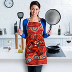 St. George Illawarra Dragons Apron Aboriginal Dot Pattern - Rugby Mascot Heritage Pride