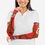 St. George Illawarra Dragons Arm Sleeves Aboriginal Dot Pattern - Rugby Mascot Heritage Pride
