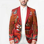 St. George Illawarra Dragons Blazer Aboriginal Dot Pattern - Rugby Mascot Heritage Pride
