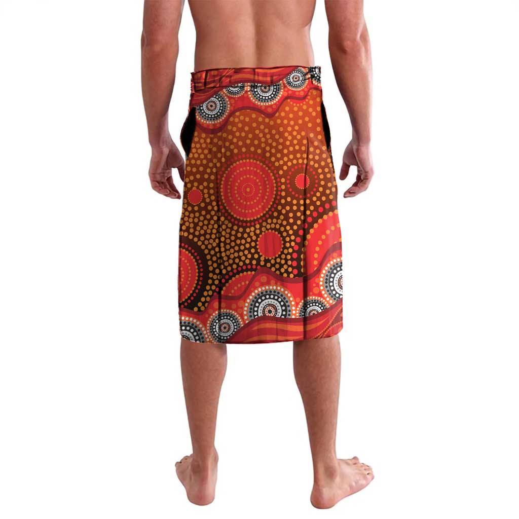 St. George Illawarra Dragons Lavalava Aboriginal Dot Pattern - Rugby Mascot Heritage Pride