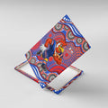 Sydney Roosters Canvas Wall Art Aboriginal Dot Pattern - Rugby Mascot Heritage Pride