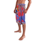 Sydney Roosters Lavalava Aboriginal Dot Pattern - Rugby Mascot Heritage Pride