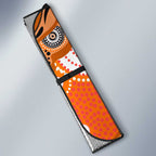 Wests Tigers Auto Sun Shade Aboriginal Dot Pattern - Rugby Mascot Heritage Pride