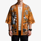 Wests Tigers Kimono Aboriginal Dot Pattern - Rugby Mascot Heritage Pride
