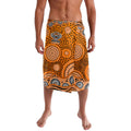 Wests Tigers Lavalava Aboriginal Dot Pattern - Rugby Mascot Heritage Pride