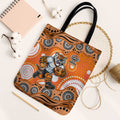 Wests Tigers Tote Bag Aboriginal Dot Pattern - Rugby Mascot Heritage Pride