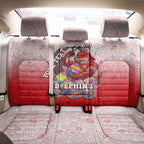 Personalized Dolphins Back Car Seat Cover Easter Mascot - Colorful Eggs Cartoon Style