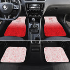 Personalized Dolphins Car Mats Easter Mascot - Colorful Eggs Cartoon Style