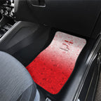Personalized Dolphins Car Mats Easter Mascot - Colorful Eggs Cartoon Style