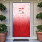 Personalized Dolphins Door Cover Easter Mascot - Colorful Eggs Cartoon Style