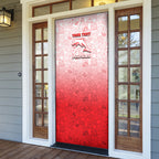 Personalized Dolphins Door Cover Easter Mascot - Colorful Eggs Cartoon Style