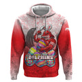 Personalized Dolphins Hoodie Easter Mascot - Colorful Eggs Cartoon Style