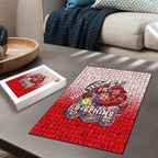 Personalized Dolphins Puzzle Easter Mascot - Colorful Eggs Cartoon Style