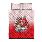 Personalized Dolphins Quilt Bed Set Easter Mascot - Colorful Eggs Cartoon Style