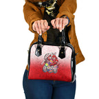 Personalized Dolphins Shoulder Handbag Easter Mascot - Colorful Eggs Cartoon Style