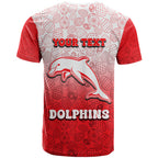 Personalized Dolphins T Shirt Easter Mascot - Colorful Eggs Cartoon Style