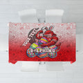 Personalized Dolphins Tablecloth Easter Mascot - Colorful Eggs Cartoon Style