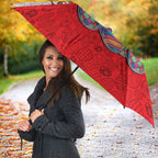 Personalized Dolphins Umbrella Easter Mascot - Colorful Eggs Cartoon Style