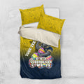 Personalized North Queensland Cowboys Bedding Set Easter Mascot - Colorful Eggs Cartoon Style