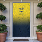 Personalized North Queensland Cowboys Door Cover Easter Mascot - Colorful Eggs Cartoon Style