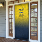 Personalized North Queensland Cowboys Door Cover Easter Mascot - Colorful Eggs Cartoon Style