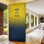 Personalized North Queensland Cowboys Door Cover Easter Mascot - Colorful Eggs Cartoon Style