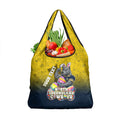Personalized North Queensland Cowboys Grocery Bag Easter Mascot - Colorful Eggs Cartoon Style