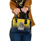 Personalized North Queensland Cowboys Shoulder Handbag Easter Mascot - Colorful Eggs Cartoon Style