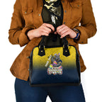 Personalized North Queensland Cowboys Shoulder Handbag Easter Mascot - Colorful Eggs Cartoon Style