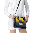 Personalized North Queensland Cowboys Shoulder Handbag Easter Mascot - Colorful Eggs Cartoon Style