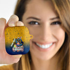 Personalized Parramatta Eels AirPods Case Easter Mascot - Colorful Eggs Cartoon Style