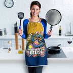Personalized Parramatta Eels Apron Easter Mascot - Colorful Eggs Cartoon Style