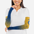 Personalized Parramatta Eels Arm Sleeves Easter Mascot - Colorful Eggs Cartoon Style