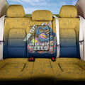 Personalized Parramatta Eels Back Car Seat Cover Easter Mascot - Colorful Eggs Cartoon Style