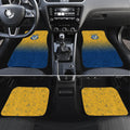Personalized Parramatta Eels Car Mats Easter Mascot - Colorful Eggs Cartoon Style