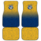 Personalized Parramatta Eels Car Mats Easter Mascot - Colorful Eggs Cartoon Style