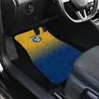 Personalized Parramatta Eels Car Mats Easter Mascot - Colorful Eggs Cartoon Style