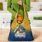 Personalized Parramatta Eels Grocery Bag Easter Mascot - Colorful Eggs Cartoon Style