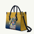 Personalized Parramatta Eels Leather Bag Easter Mascot - Colorful Eggs Cartoon Style