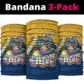 Personalized Parramatta Eels Neck Gaiter Easter Mascot - Colorful Eggs Cartoon Style