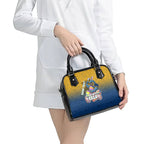 Personalized Parramatta Eels Shoulder Handbag Easter Mascot - Colorful Eggs Cartoon Style