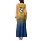 Personalized Parramatta Eels Tank Maxi Dress Easter Mascot - Colorful Eggs Cartoon Style