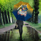 Personalized Parramatta Eels Umbrella Easter Mascot - Colorful Eggs Cartoon Style