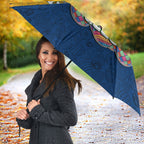 Personalized Parramatta Eels Umbrella Easter Mascot - Colorful Eggs Cartoon Style