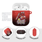 Personalized St. George Illawarra Dragons AirPods Case Easter Mascot - Colorful Eggs Cartoon Style