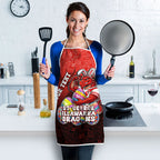 Personalized St. George Illawarra Dragons Apron Easter Mascot - Colorful Eggs Cartoon Style