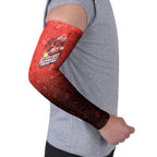 Personalized St. George Illawarra Dragons Arm Sleeves Easter Mascot - Colorful Eggs Cartoon Style