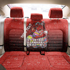 Personalized St. George Illawarra Dragons Back Car Seat Cover Easter Mascot - Colorful Eggs Cartoon Style